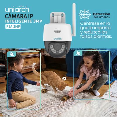 Imagen 2 del producto Camara Wifi Domo PT 3mp UHO-P1A-M3F4D Blanco