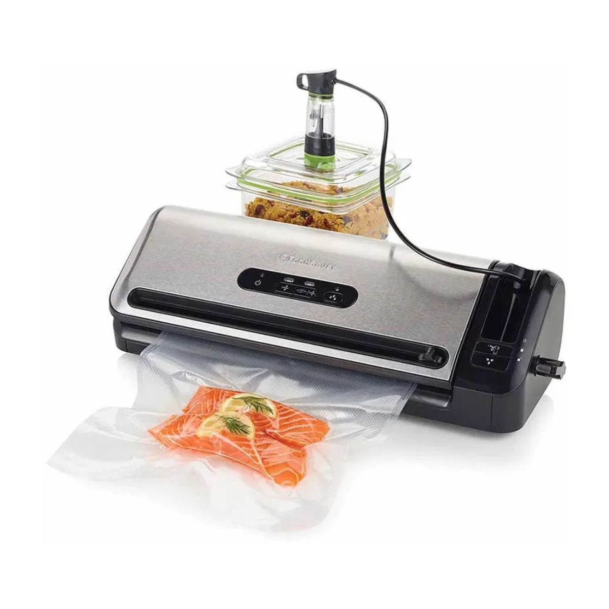 GENERICO - FoodSaver Sellador al Vacío FFS017X01 Acero Inoxidable