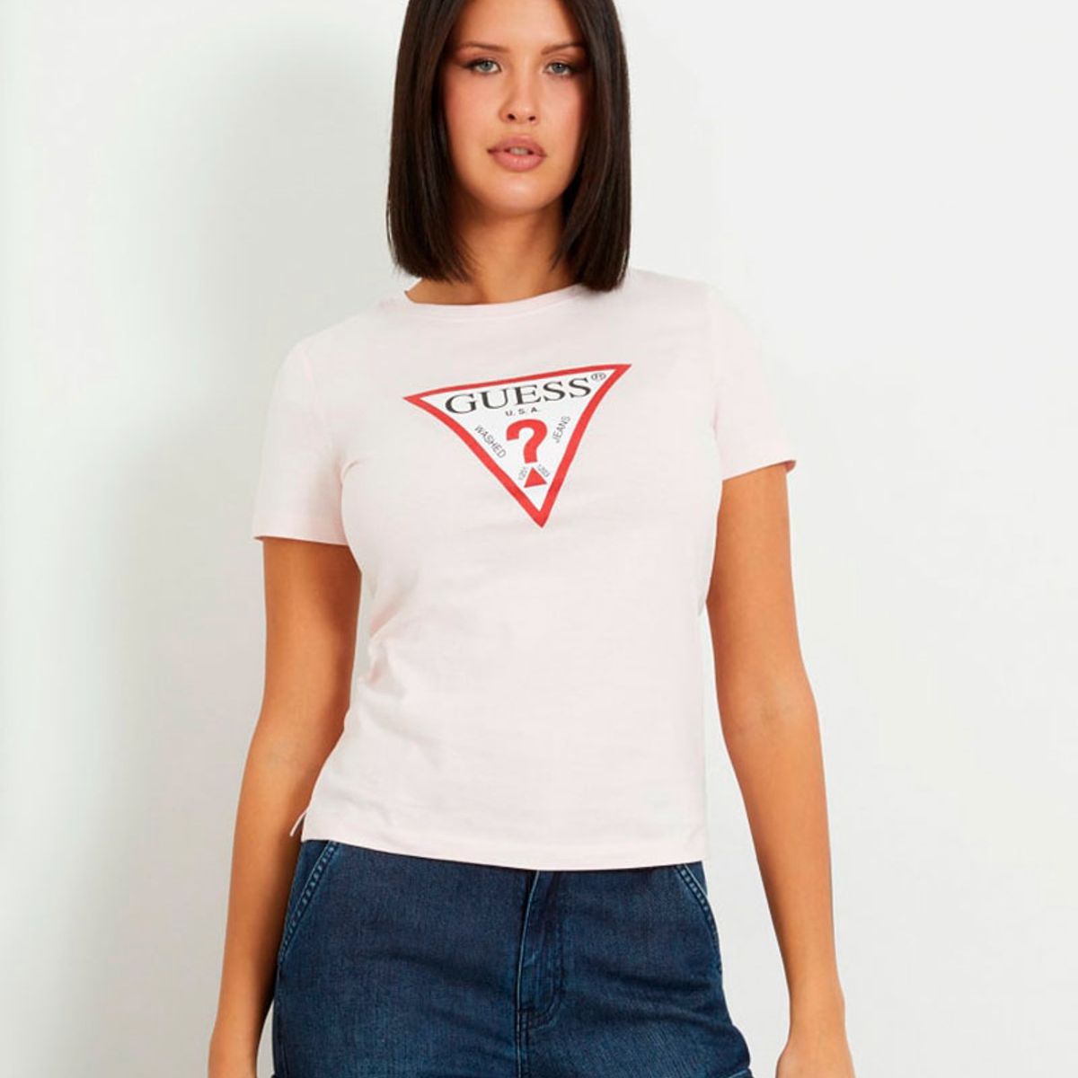 GUESS - Polera Ss Cn Original Tee Rosado Guess