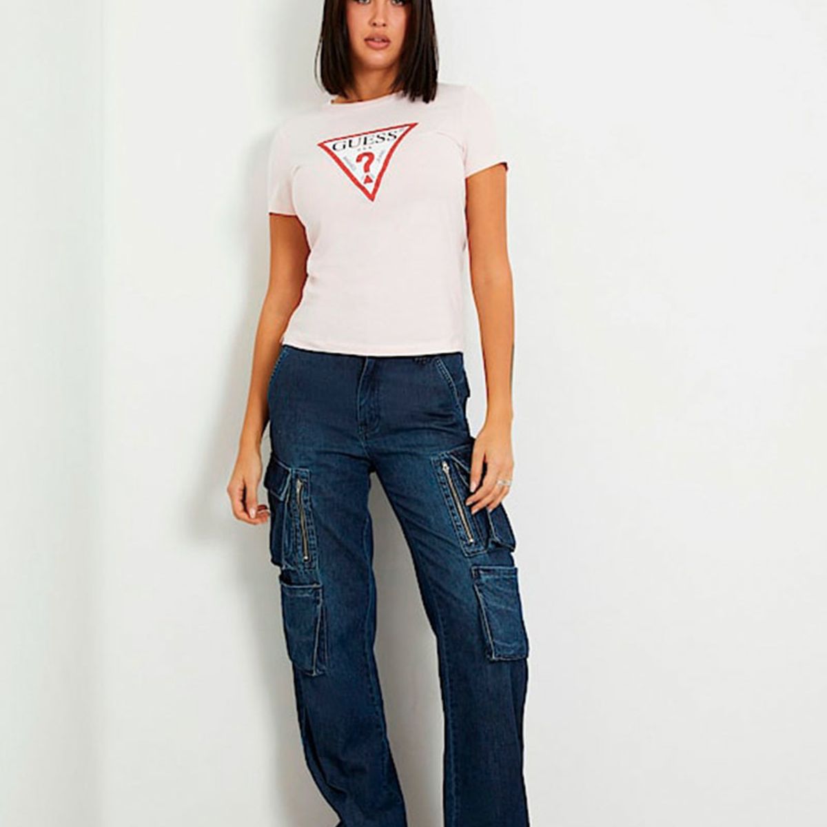 GUESS - Polera Ss Cn Original Tee Rosado Guess