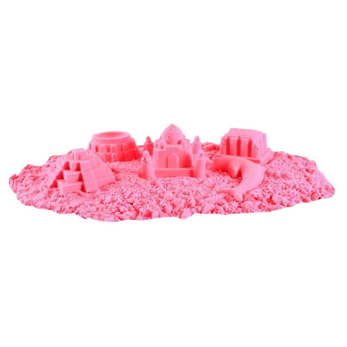 JM IMPORT - Arena Magica Rosada Kinetica Pote 500gr + Moldes