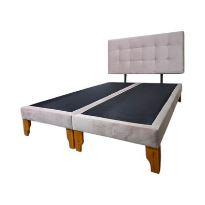 Imagen 2 del producto CAMA DOS PLAZAS FELPA PALO ROSA