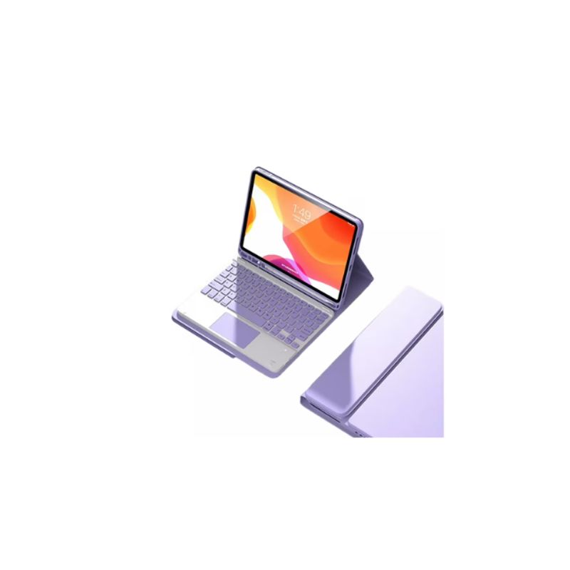 GENERICO - Funda Con Teclado Español Touchpad Para iPad 11th A16 2025