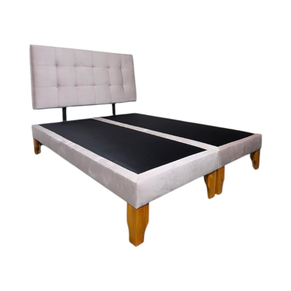 DISEÑOS VALESTRINI - CAMA KING FELPA PALO ROSA