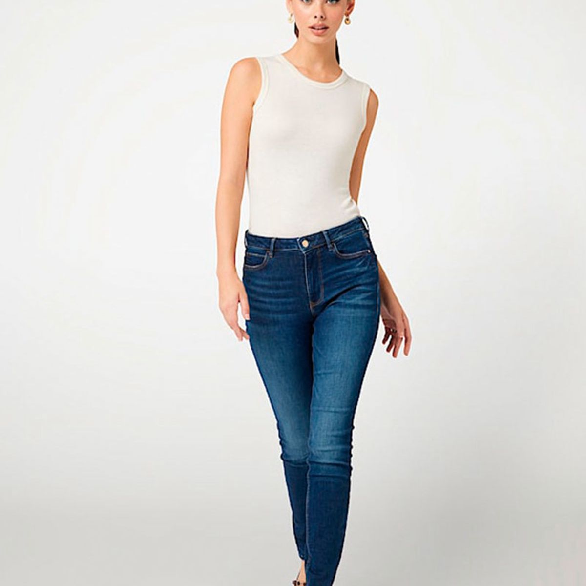 GUESS - Jeans 1981 Skinny Negro Guess