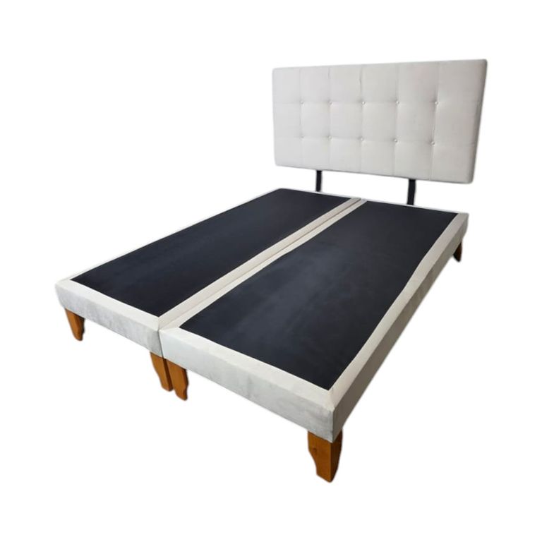 CAMA KING FELPA COLOR CRUDO