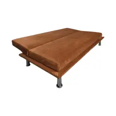 DISEÑOS VALESTRINI - SOFA CAMA FELPA CAMEL