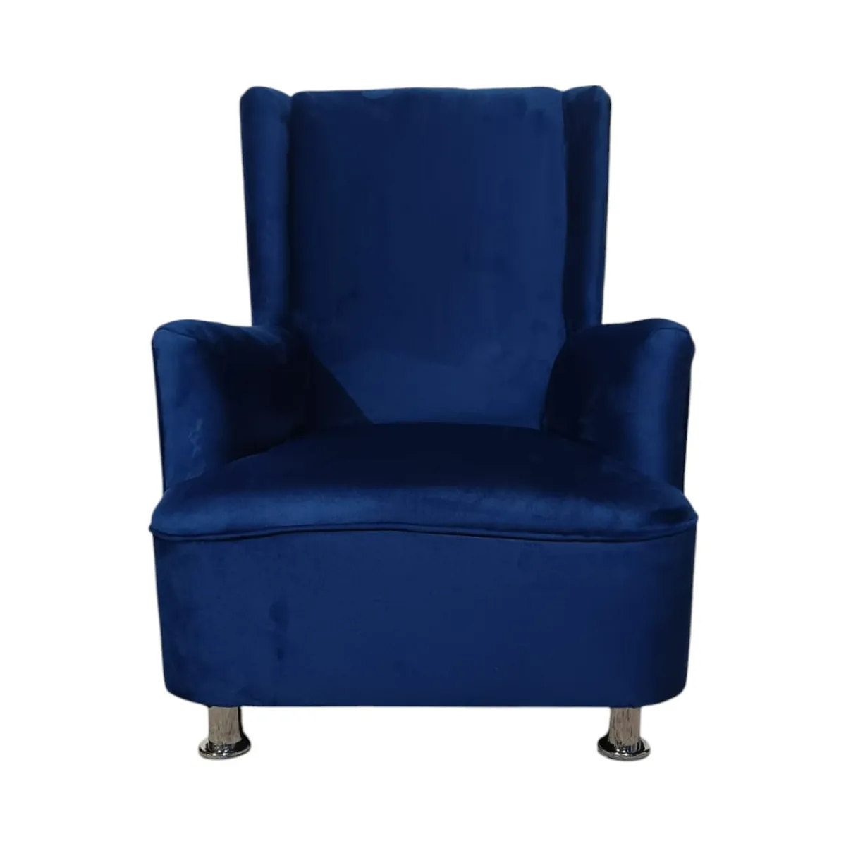 DISEÑOS VALESTRINI - POLTRONA FELPA AZUL MARINO