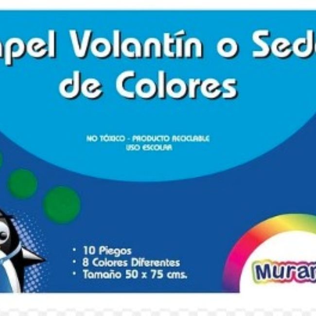 MURANO - Carpeta Papel Crepe de Colores Murano