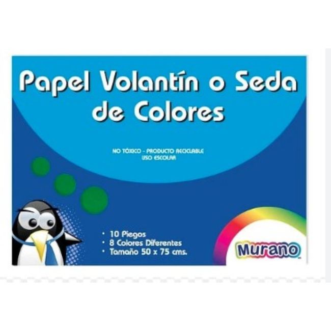 MURANO - Carpeta Papel Crepe de Colores Murano