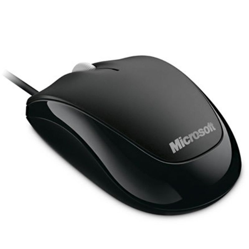 MICROSOFT - Mouse Microsoft Compact Optico Negro con cable for Business