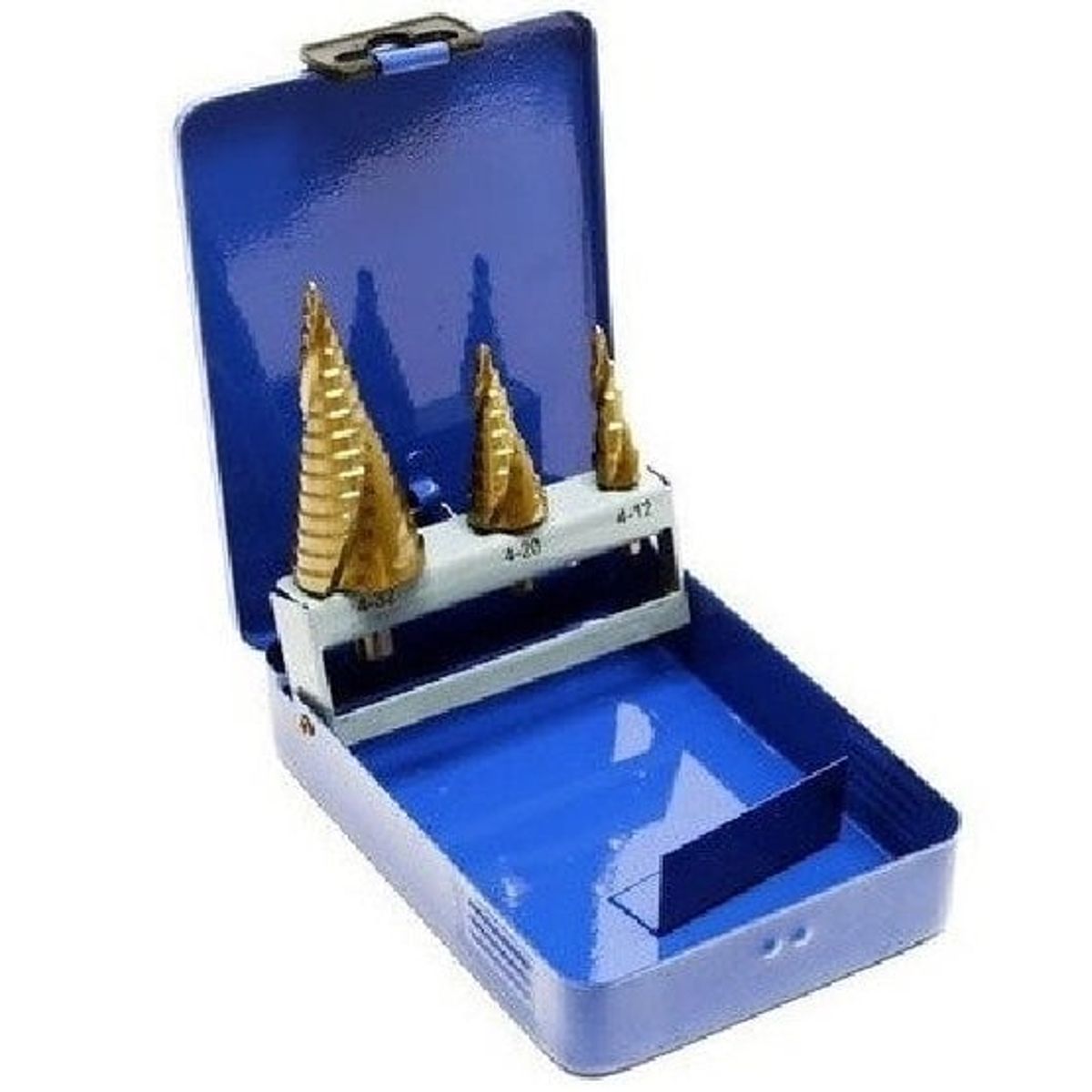 GENERICO - SET X 3 BROCA ESCALONADA PARA METAL 4-32mm HEMIC