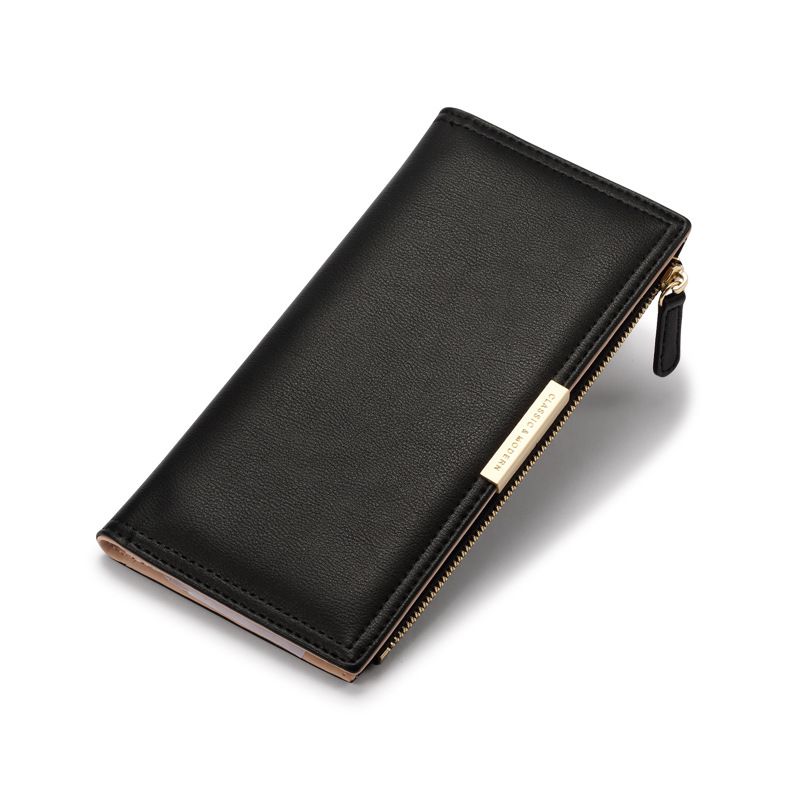DANWEILE - Cartera plegable para mujer de moda coreana - Negro