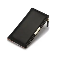 DANWEILE - Cartera plegable para mujer de moda coreana - Negro