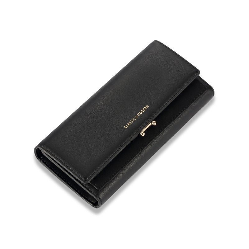 DANWEILE - Cartera triple retro de mujer - Negro