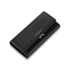 DANWEILE - Cartera triple retro de mujer - Negro