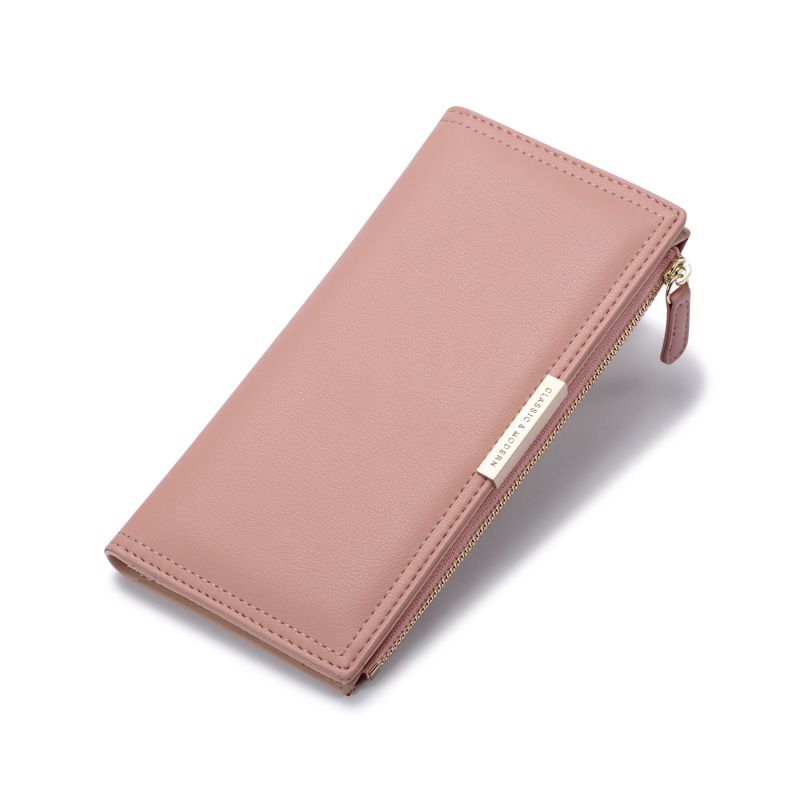 DANWEILE - Cartera plegable para mujer de moda coreana - Rosa
