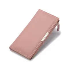 DANWEILE - Cartera plegable para mujer de moda coreana - Rosa