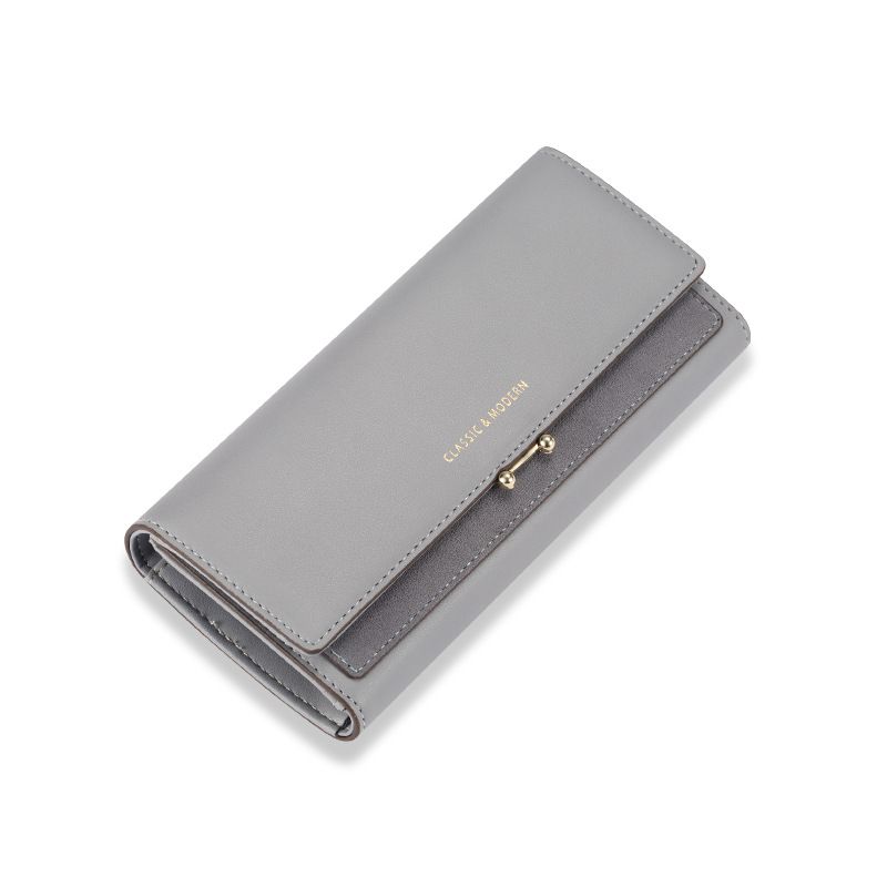 DANWEILE - Cartera triple retro de mujer - Azul