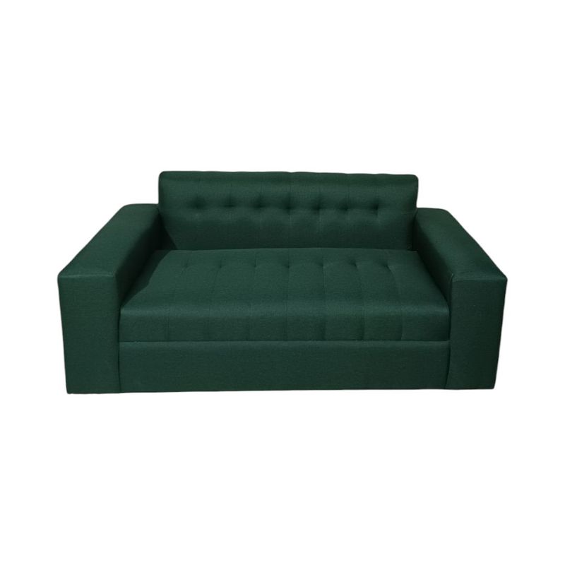 DISEÑOS VALESTRINI - SOFA TRES CUERPOS LINO VERDE