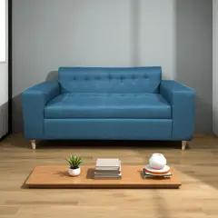 DISEÑOS VALESTRINI - SOFA TRES CUERPOS LINO VERDE