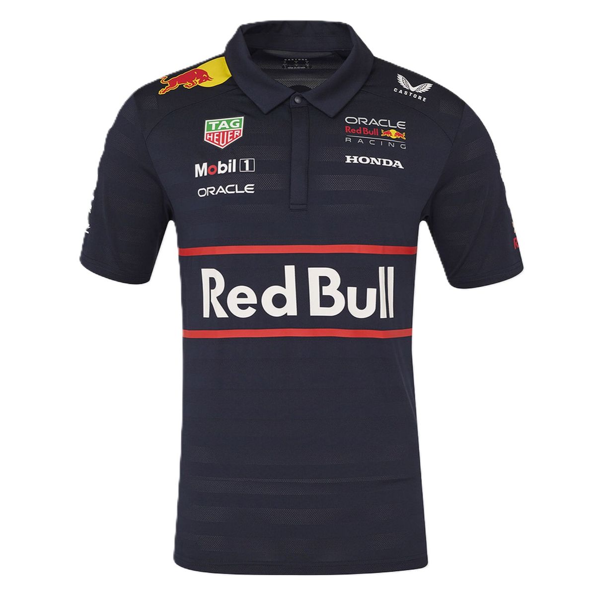 RED BULL - Polera Polo CASTORE Oficial Oracle RedBull Racing Team Set Up 2025