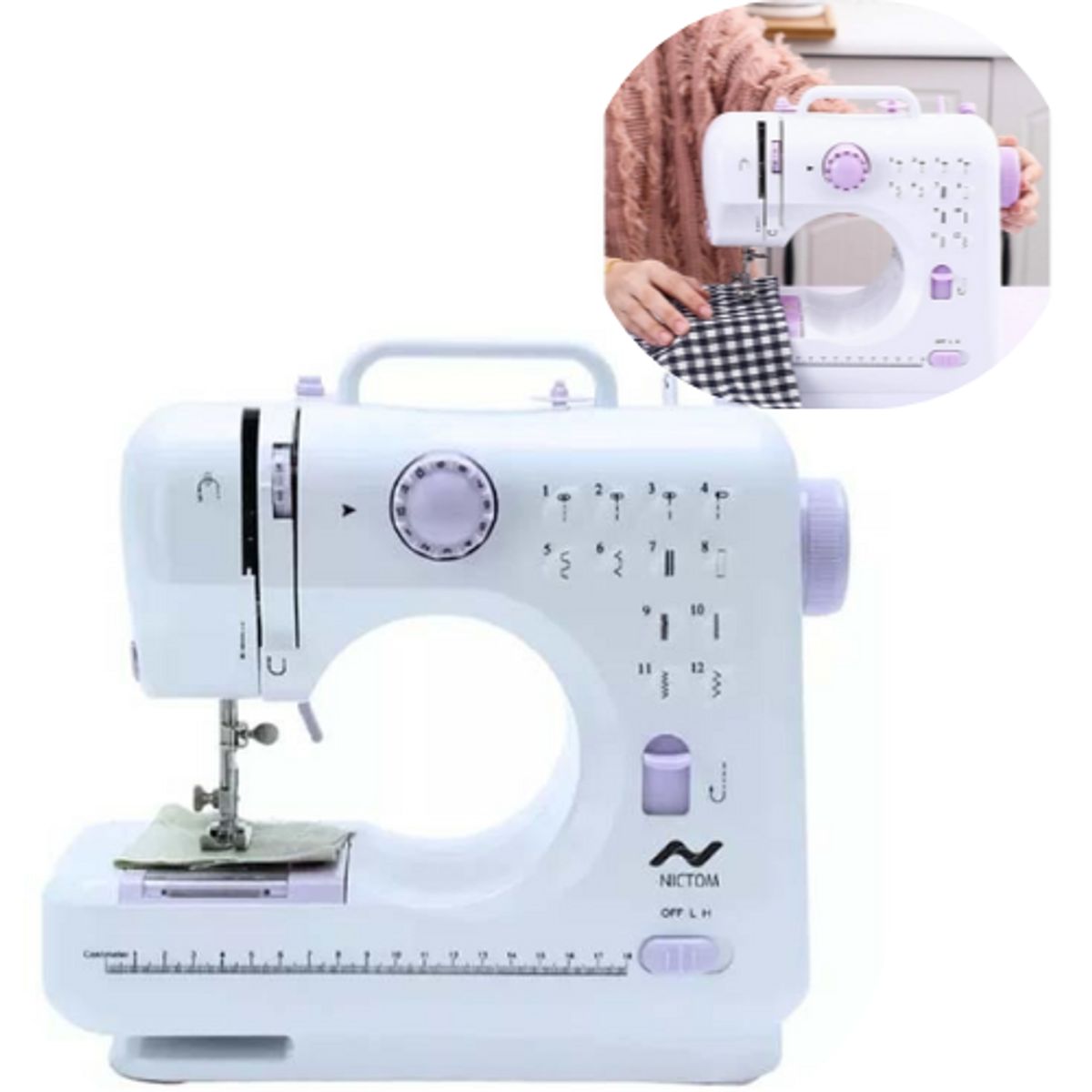 MOVI - Máquina de coser 12 puntadas