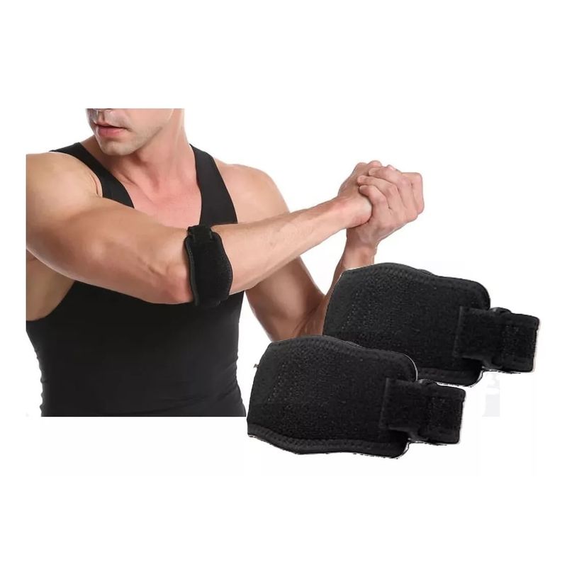 GENERICO - Pack X2 Codera Epicondilitis Brazalete Tendinitis Soporte Codo Padel