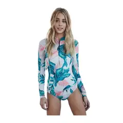 ORILWAYO - Traje de Baño Entero Manga Larga Mujer