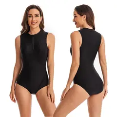 ORILWAYO - Traje de Baño Entero Mujer - Negro_.