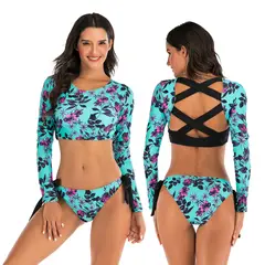 ORILWAYO - Bikini Mujer - Floreado