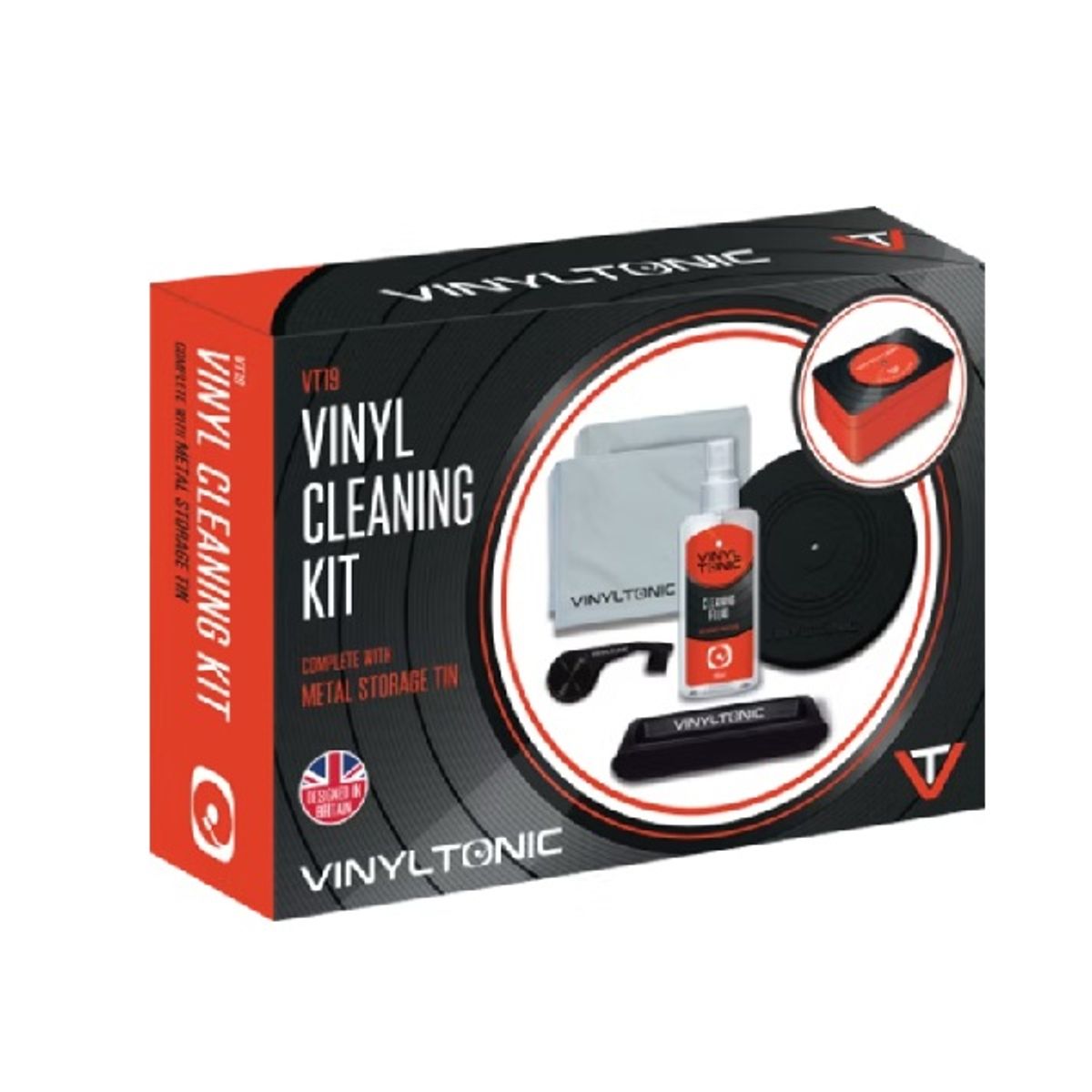 GENERICO - Kit Limpieza Discos Vinilos
