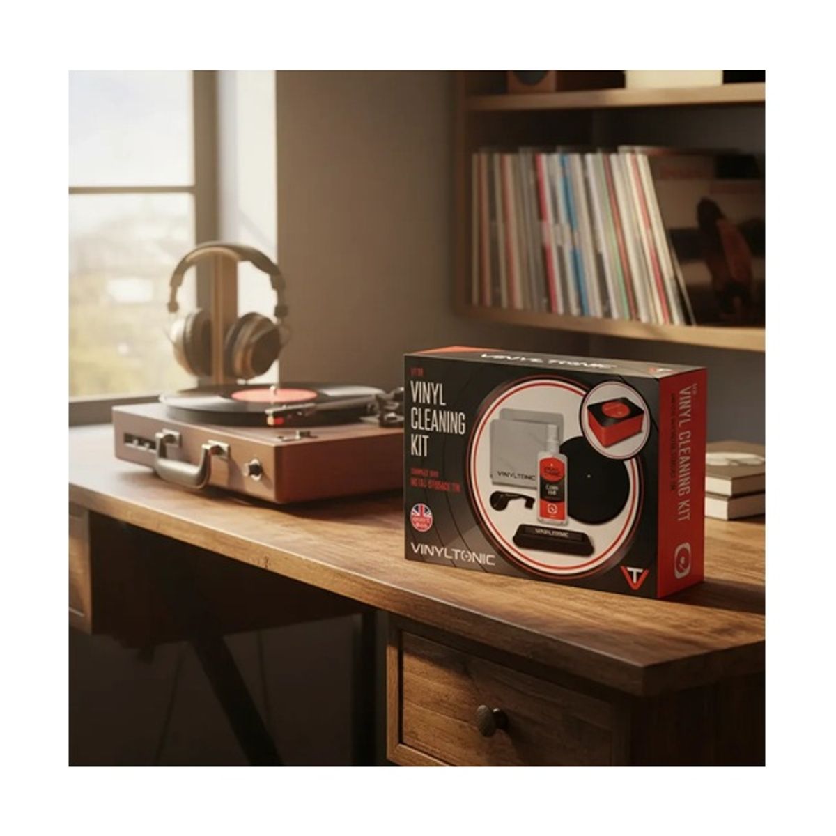 GENERICO - Kit Limpieza Discos Vinilos