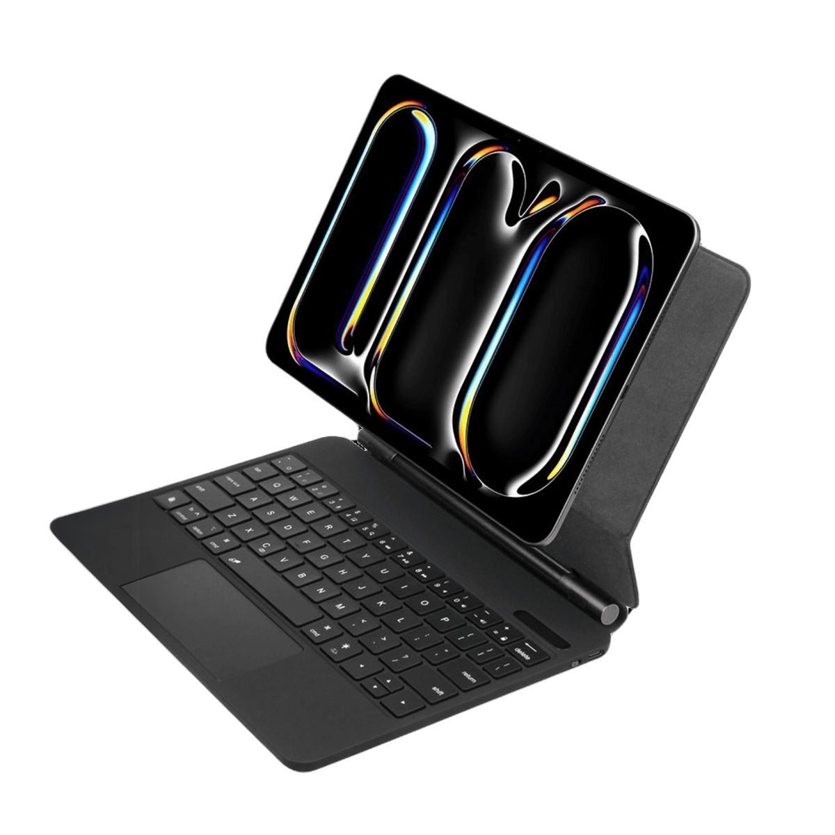GENERICO - Funda Flotante Para iPad Pro 13 M4 Con Trackpad Español Retroiluminado