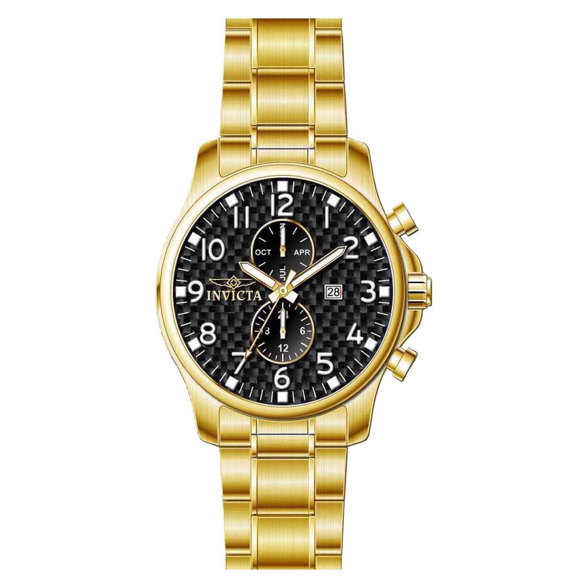 INVICTA - Reloj Invicta 0382 Dorado para Hombre