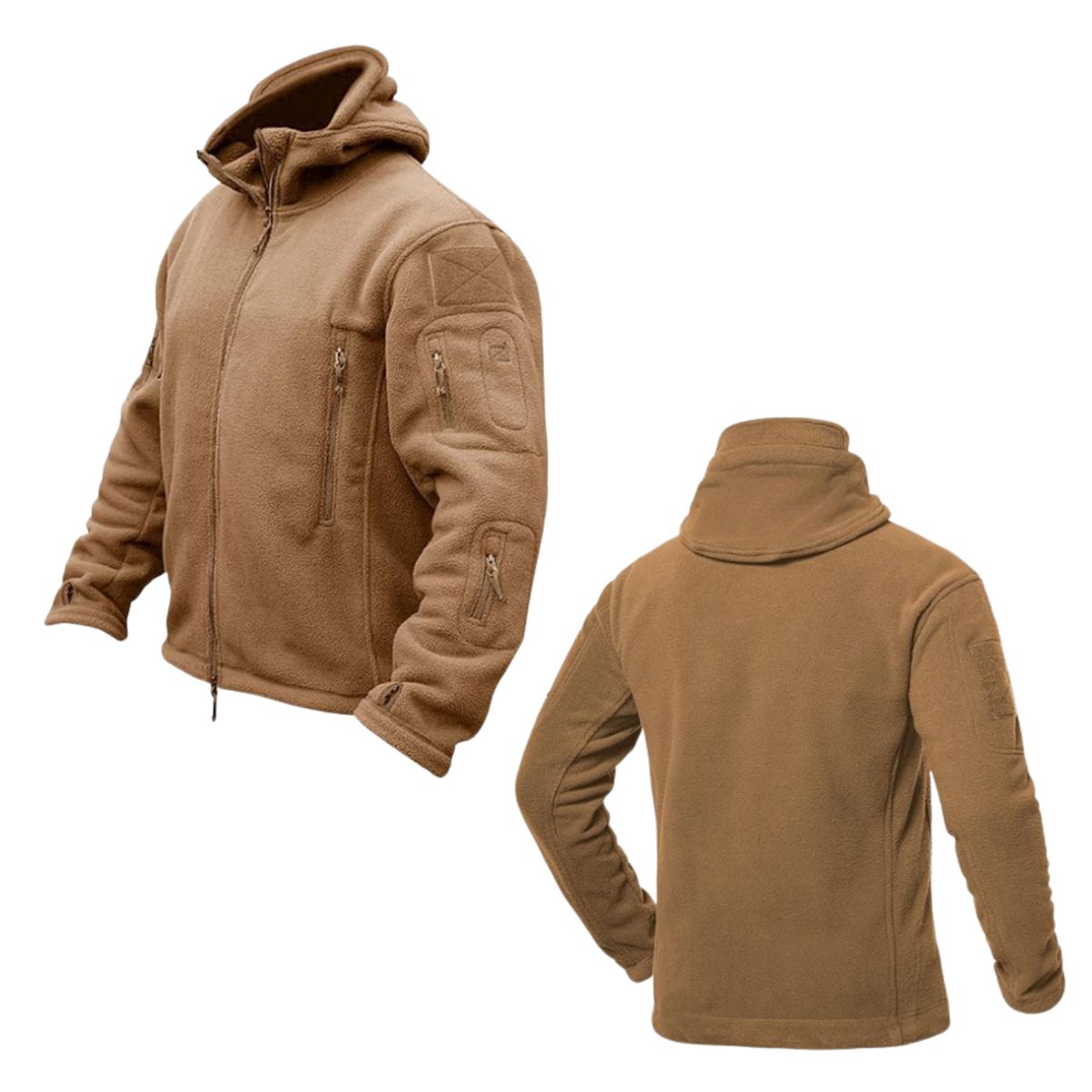 EKOL TACTICA MILITAR - Polar Chaqueta Polerón Micropolar Táctico Invierno