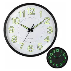 GIOIO - Reloj De Pared30 Cm Grande Moderno Luminoso Reloj De Pared
