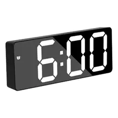 GIOIO - Reloj Digital De Pared Led Termómetro Y Despertadores