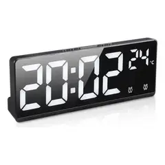 GIOIO - Reloj De Pared Led Digital Con Termómetro Decoracion Hogar