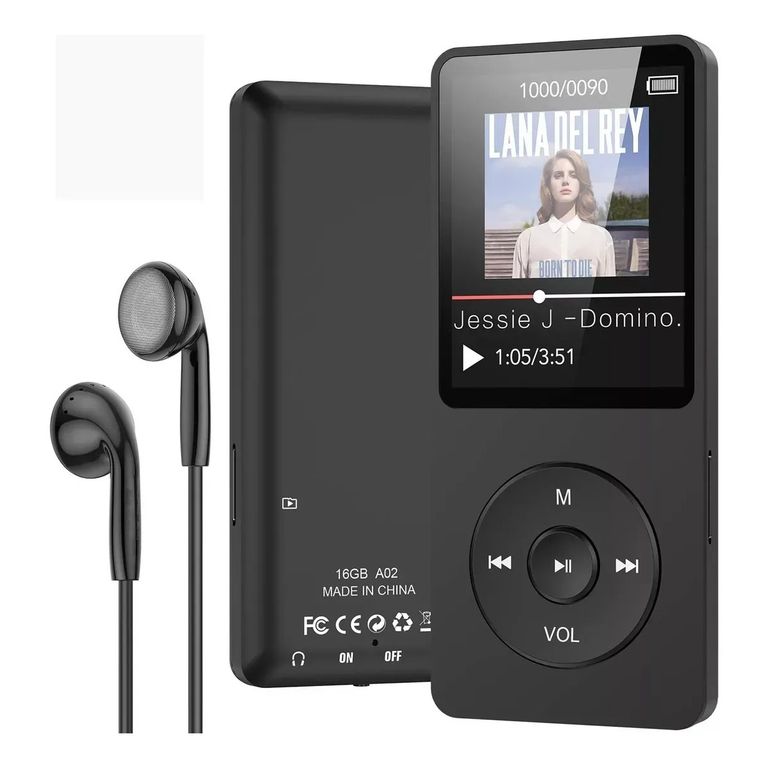 GIOIO Reproductor De Música Bluetooth Mp3 Mp4 Grabadora De Radio