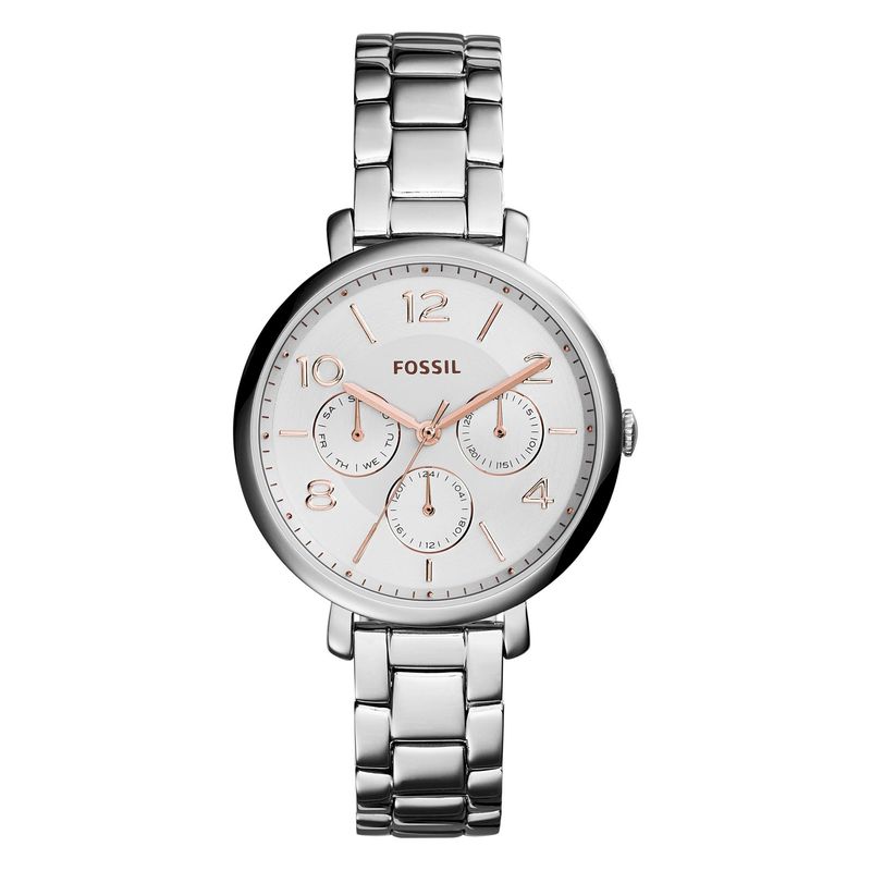 FOSSIL - Reloj Fossil Jacqueline ES3738 Plateado De Acero inoxidable Para Mujer.