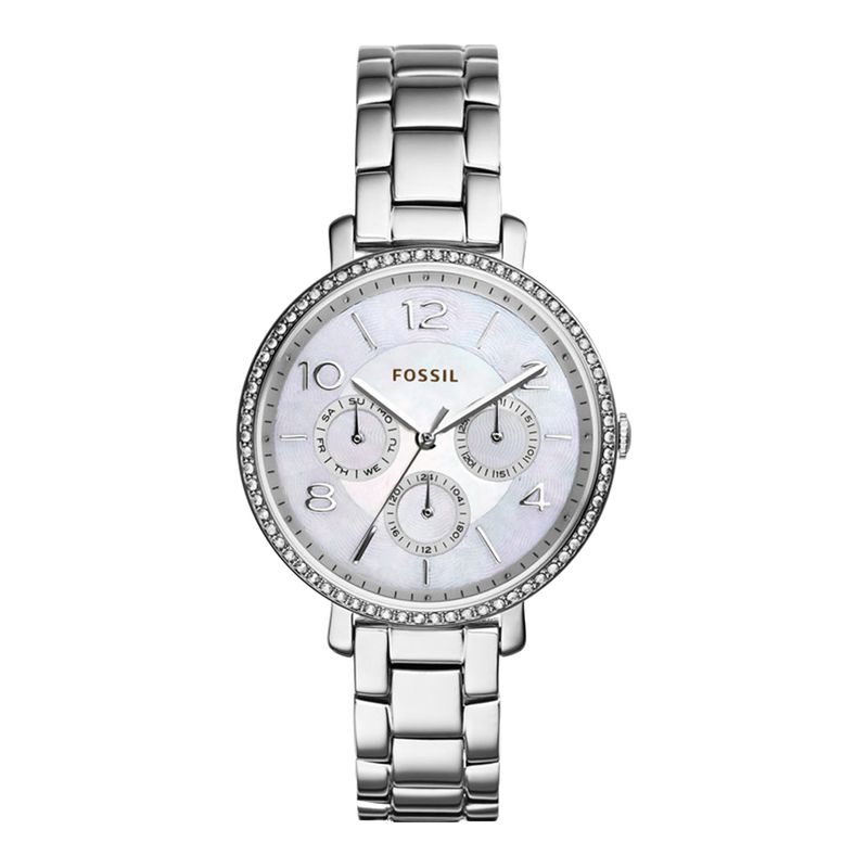 FOSSIL - Reloj Fossil Jacqueline ES3755 Plateado De Acero inoxidable Para Mujer.