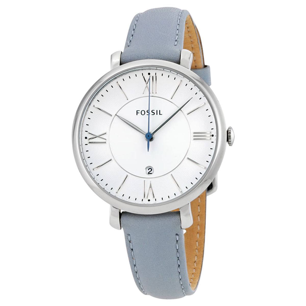 FOSSIL - Reloj Fossil Jacqueline ES3821 Azul De Cuero Piel Para Mujer.