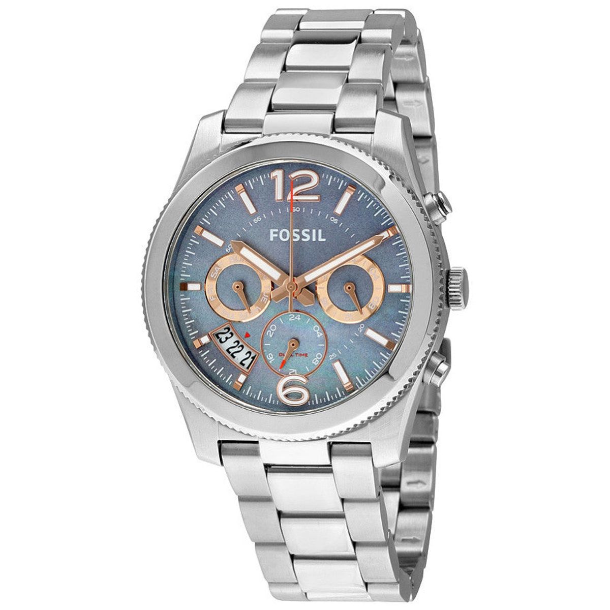 FOSSIL - Reloj Fossil Boyfriend ES3880 Plateado De Acero inoxidable Para Mujer.