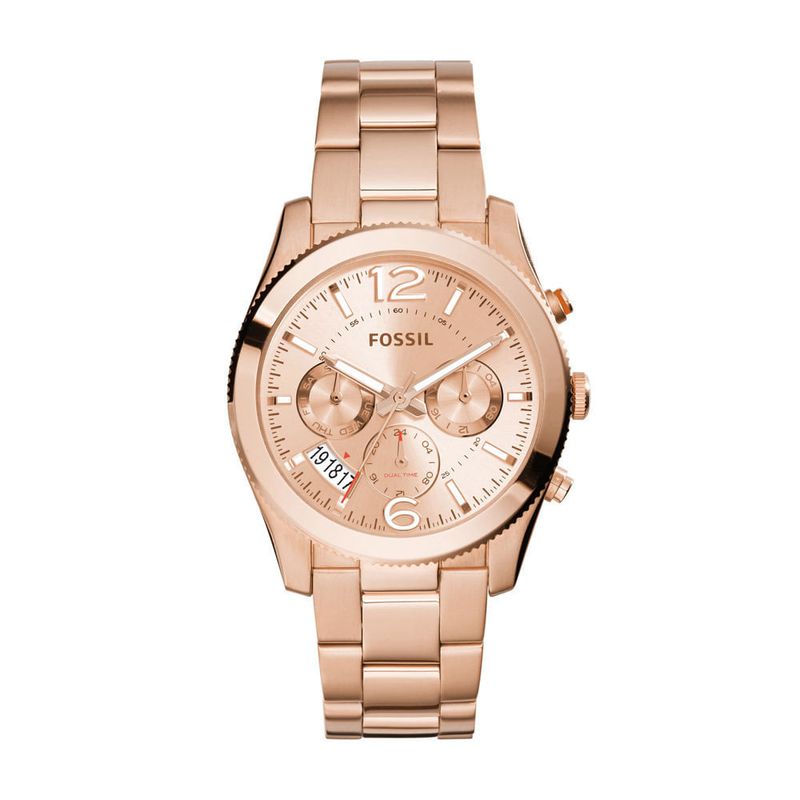 FOSSIL - Reloj Fossil Boyfriend ES3885 Rose gold De Acero inoxidable Para Mujer.