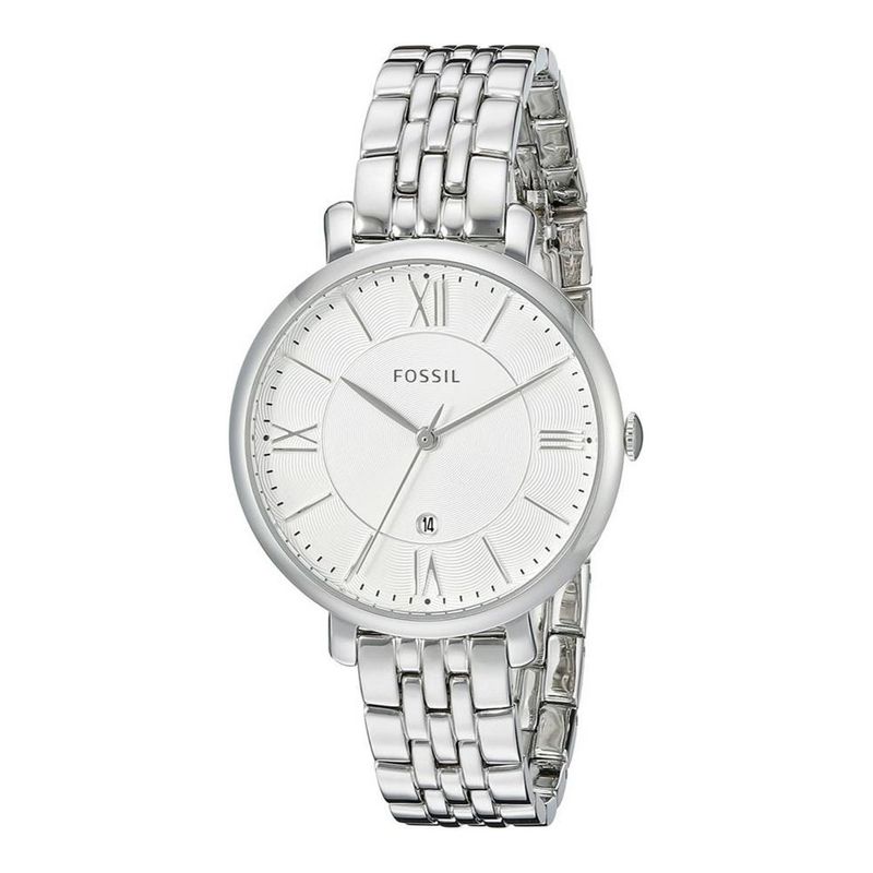 FOSSIL - Reloj Fossil Jacqueline ES3920 Plateado De Acero inoxidable Para Mujer.