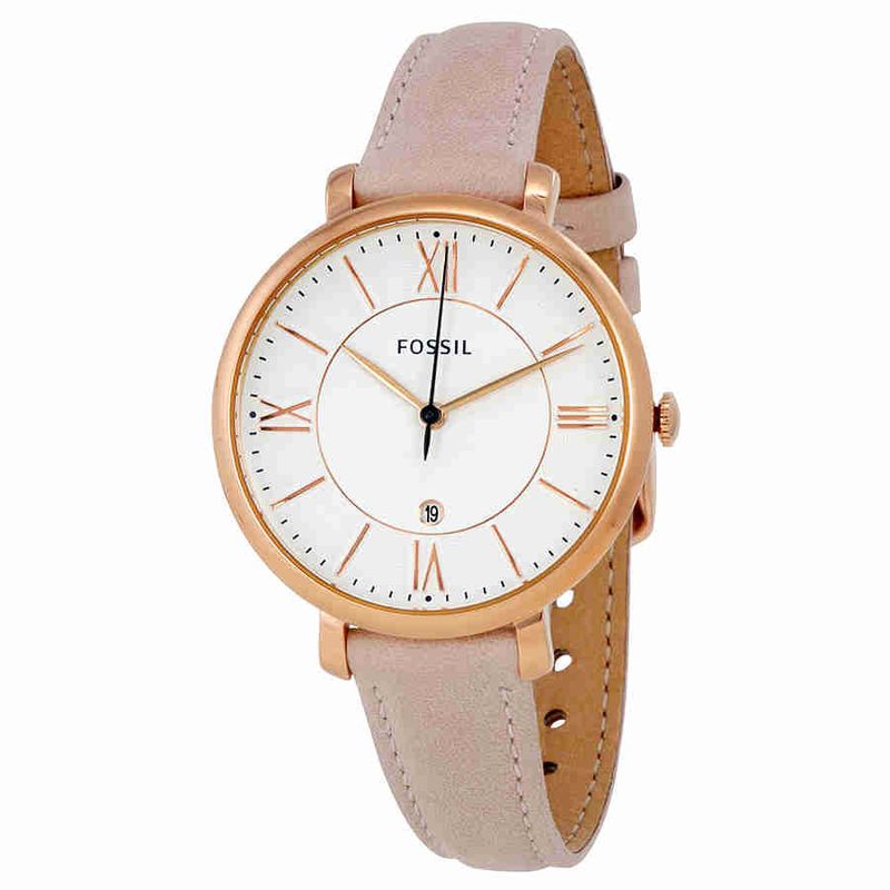 FOSSIL - Reloj Fossil Jacqueline ES3988 Rose gold De Cuero Piel Para Mujer.