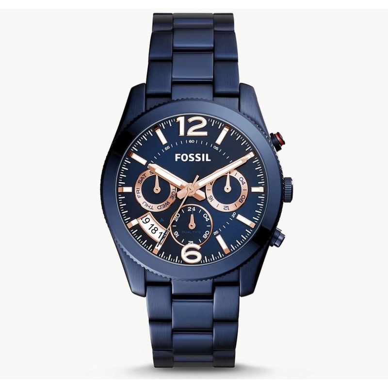 FOSSIL - Reloj Fossil Boyfriend ES4093 Azul De Acero inoxidable Para Mujer.