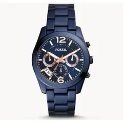 FOSSIL - Reloj Boyfriend ES4093 Azul De Acero inoxidable Para Mujer.