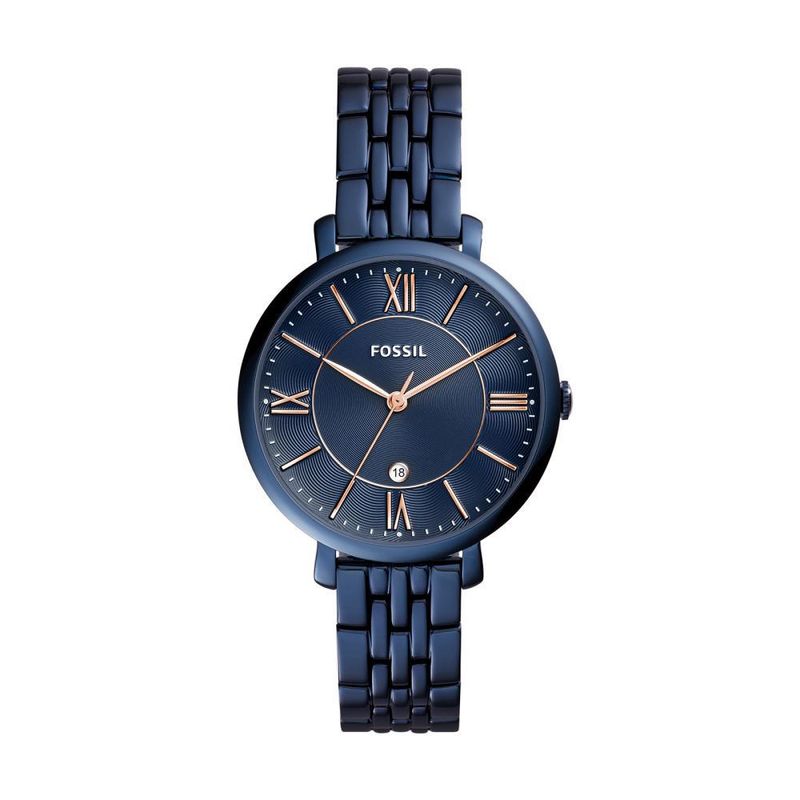 FOSSIL - Reloj Fossil Jacqueline ES4094 Azul De Acero inoxidable Para Mujer.